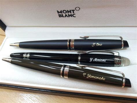 mont blanc pen engraving